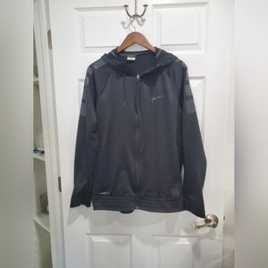 Nike Men's Black Hooded Track Jacket